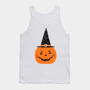 Cute Pumpkin Hat Tank Top